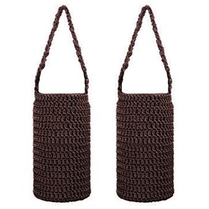 블럭마트 니트 보틀주머니 Lage 700~1000ml, 다크브라운, 2개