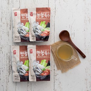 청조푸드 가마솥 모든 요리의 기본 만능육수, 500g, 4개