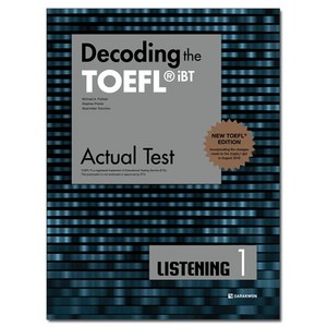 Decoding the TOEFL iBT Actual Test Listening 1(New TOEFL Edition), 다락원, Decoding the TOEFL iBT 시리즈