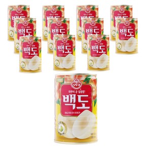 오뚜기 백도 반절, 400g, 12개