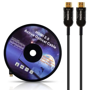 넥스트유 HDMI V2.0 AOC 하이브리드 광케이블 NEXT-2050HAOC, 1개, 50m