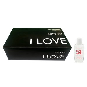 ILOVE 소프트핏 콘돔 + 러브제인 젤 20ml 세트, 100개입, 1세트