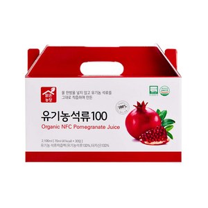 맑은농장 유기농 석류즙 100, 70ml, 30개