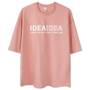 벤힛 IDEA 오버핏 빅사이즈 반팔 티셔츠