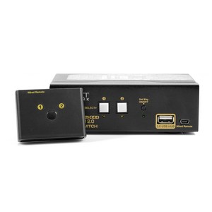 넥스트 4K HDMI 영상리피터 2포트 KVM 리모컨 스위치, NEXT-7012KVM-KP, 1개