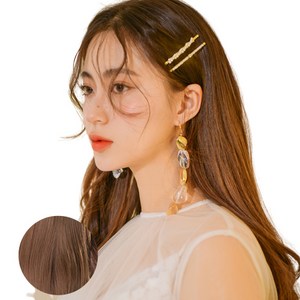 가발나라 여자 레이어드 롤링펌 U자형 오픈반가발 + 엑스트라피스 2p + 가발빗 + 꼬리빗 + 악어핀, 밀크브라운, 1세트