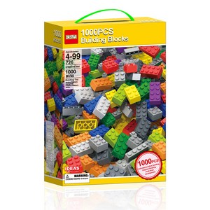 닥터스타 벌크 미니블럭 1000pcs 726dr, 혼합색상, 1개