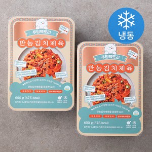 푸딩팩토리 만능김치제육 (냉동), 600g, 2개