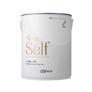 KCC숲으로 철재용 수성페인트, 백색, 3L, 1개