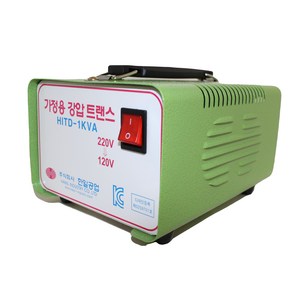 한일공업 링코어 1KVA 가정용 강압 트랜스 접지형 120V, 1개