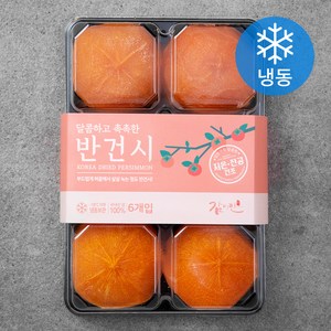 감미인 청도 GAP 인증 반건시 특대 6과 (냉동), 500g, 1개