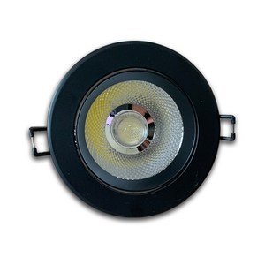 동성 LED COB타입 매입등 주백색 12W 10cm, 블랙, 1개