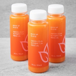 올가니카 부스트업 과채주스, 190ml, 3개