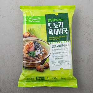 풀무원 바로먹는 도토리 묵채냉국 2인, 863g, 1개