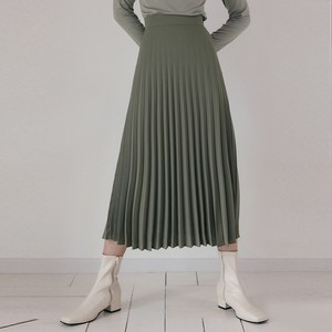 리올그 NUE BANDED ACCORDION SKIRT