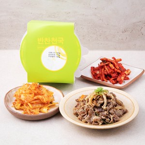 반찬천국 소불고기 150g + 김치볶음 170g + 무말랭이 150g, 1세트