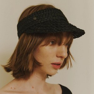 포에지담 The shelter straw sunvisor hat