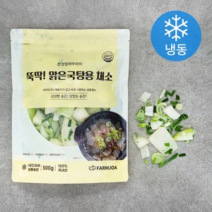 친정엄마꾸러미 뚝딱! 맑은국탕용 채소 (냉동), 1개, 500g