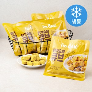 아임닭 닭가슴살 큐브 카레 (냉동), 5개, 100g