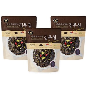 만전김 쉽게 무쳐먹는 김무침, 75g, 3개