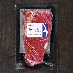 미트지엥 건강한 소고기 채끝 시즈닝 스테이크 (냉장), 200g, 1개
