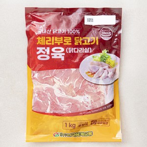 체리부로 닭고기 닭다리살 정육, 1kg, 1개