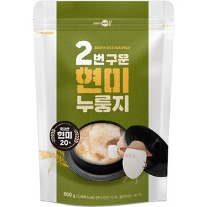 심플잇 2번 구운 현미 누룽지, 1개, 800g