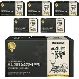 참앤들황토농원 프리미엄 녹용홍삼 진액, 180개, 60ml