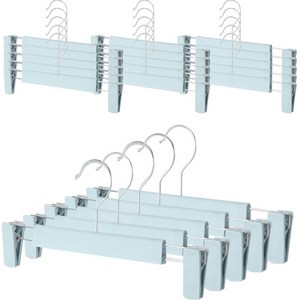 생활공식 논슬립 패킹 고급형 바지걸이, 블루, 20개