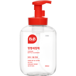 비앤비 젖병세정제 거품형 리뉴얼, 550ml, 1개