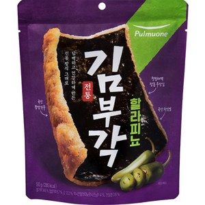 풀무원 전통 김부각 할라피뇨, 50g, 1개