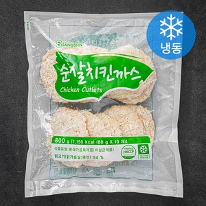 상신 순살 치킨까스 10장 (냉동), 800g, 1팩