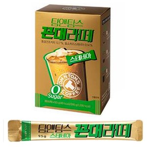 탐앤탐스 꼰대라떼 스테비아 커피믹스 285g, 9.5g, 30개입, 1개