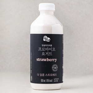 숲골 임실치즈마을 프로바이오 요거트 딸기, 900ml, 1개