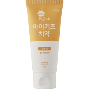 그린핑거 마이키즈 치약 2단계 중불소 488ppm, 60g, 1개