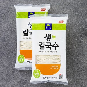 냉장_면사랑 생 칼국수, 500g, 2개