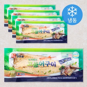 본갯마을 녹차품은 고등어구이 (냉동), 중 100g, 5팩