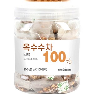 우리가스토리 옥수수차 티백 2g, 100개입, 1개