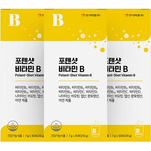 포텐샷 비타민B 7g x 30p, 30정, 3개