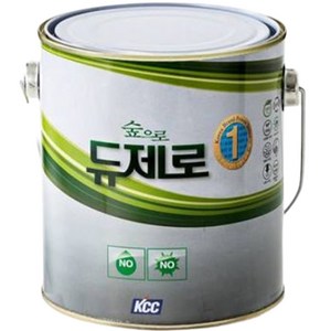 KCC 숲으로 듀제로 페인트 무광, 화이트, 1.8L, 1개