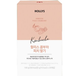 할리스 콤부차 피치 딸기, 5g, 20개입, 1개