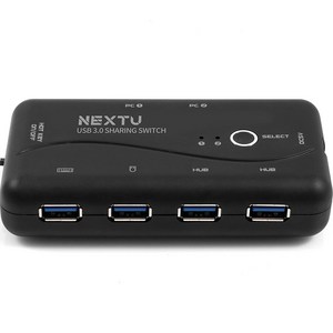 넥스트유 USB3.0 2:4 수동선택기, NEXT-3506PST, 1개