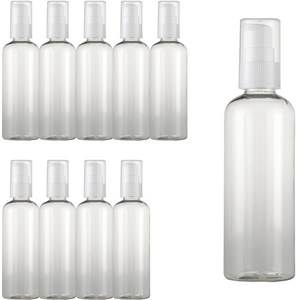 화장품 에센스 오일 공병 용기 100ml, 흰색(캡), 10개