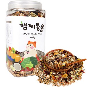 햄찌통통 건강한 햄스터 사료, 600g, 1개