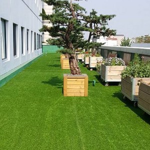 조아트 투톤 인조 롤 잔디 매트 1m x 1m x 30mm, 1개