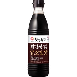 햇살담은 씨간장 숙성공법 양조간장, 1개, 500ml