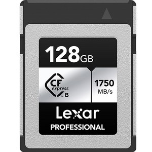 렉사 Pofessional CFexpess Type B SILVER 메모리카드, 128GB, 1개