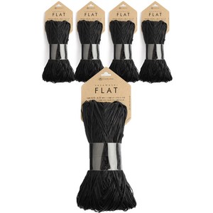 다루마 브랜드얀 사사와시 플랫, 105블랙, 5개