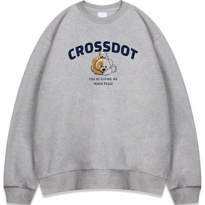 크로스닷 아치 하프 베어 맨투맨 CMD_0041