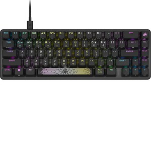 커세어 K65 RGB PRO MINI OPX 광적축 게이밍 기계식 유선 텐키리스 키보드, 블랙, RGP0144, 적축